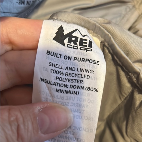 REI Kids Light Purple Down Puffer Jacket - Picture 5 of 10